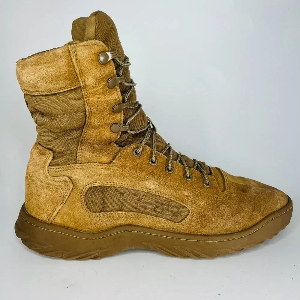Reebok CM8992 Fusion MAX Leather Tactical Military Boots Tan Coyote Men 14